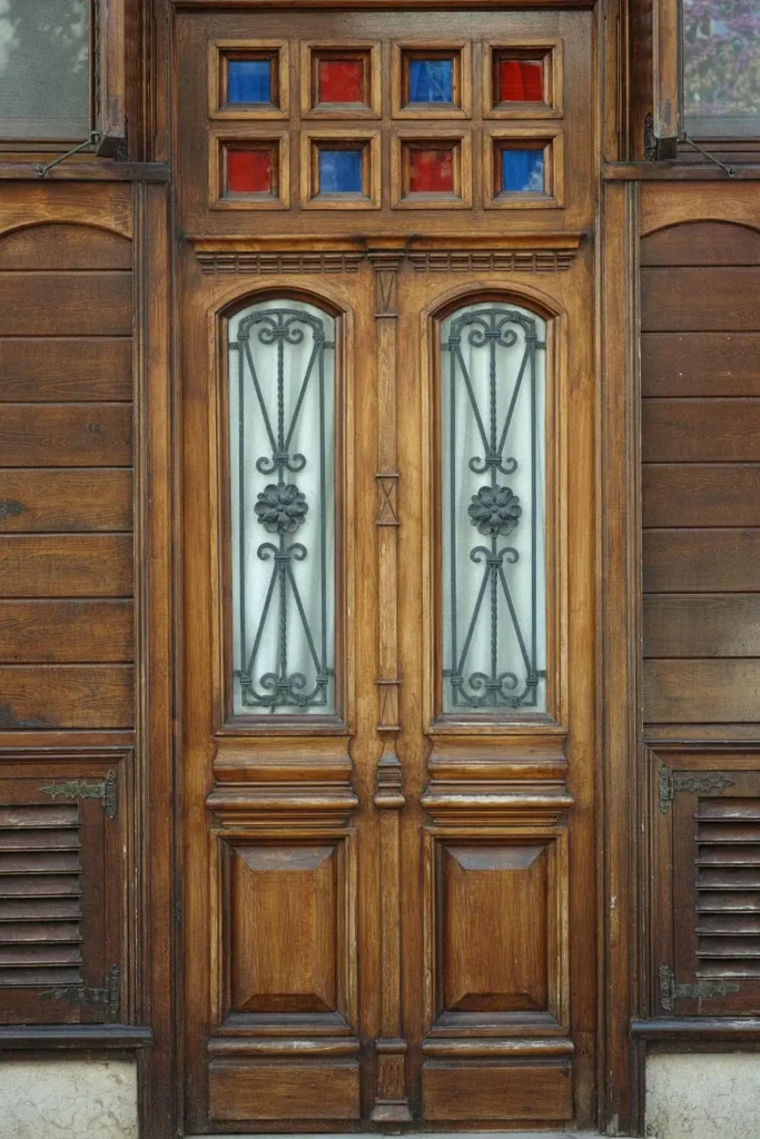 An Antique Doorknob on the Front Door
